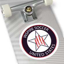 Load image into Gallery viewer, Inspire logo Round Vinyl Stickers