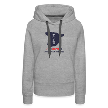 Load image into Gallery viewer, 2022 SPAIN LOGO TRIP Women’s Premium Hoodie - heather grey