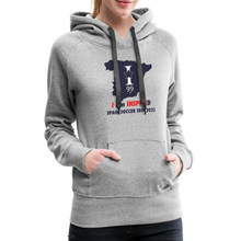 Load image into Gallery viewer, 2022 SPAIN LOGO TRIP Women’s Premium Hoodie - heather grey