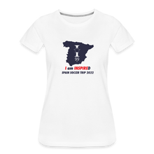 Load image into Gallery viewer, 2022 SPAIN LOGO Women’s Premium T-Shirt - white
