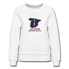 Load image into Gallery viewer, 2022 SPAIN LOGO TRIP Women’s Premium Sweatshirt - white