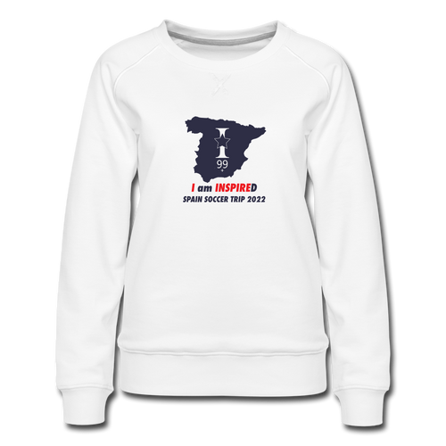 2022 SPAIN LOGO TRIP Women’s Premium Sweatshirt - white