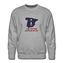 Load image into Gallery viewer, 2022 SPAIN LOGO TRIP Men’s Premium Sweatshirt - heather grey