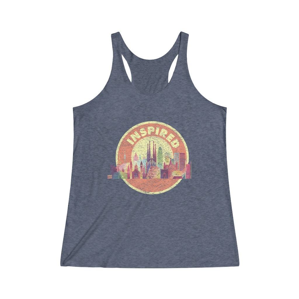 'Inspired Collection' Women's Tri-Blend Racerback Tank