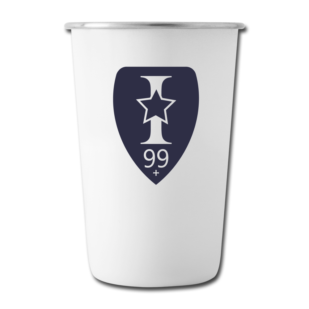 2022 Stainless Steel Pint Cup - white