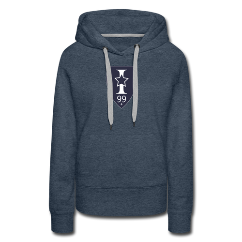 2022 Women’s Premium Hoodie - heather denim