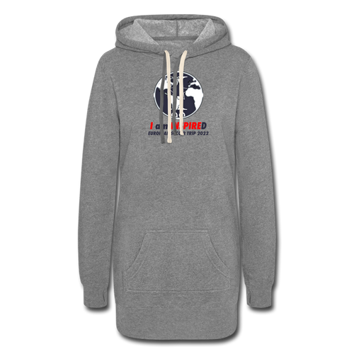 Women's Hoodie Dress - heather gray