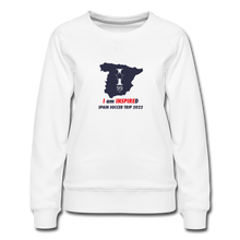 Load image into Gallery viewer, 2022 SPAIN LOGO TRIP Women’s Premium Sweatshirt - white
