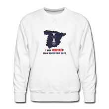 Load image into Gallery viewer, 2022 SPAIN LOGO TRIP Men’s Premium Sweatshirt - white
